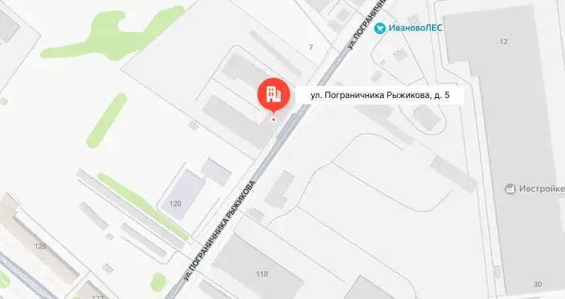 Карта расположения